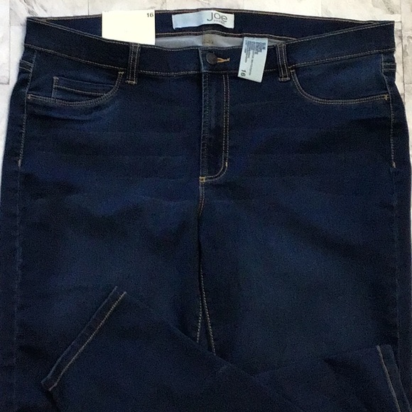 Joe Fresh Dark Denim slim fit low waist jeans, size 16 - Picture 3 of 7